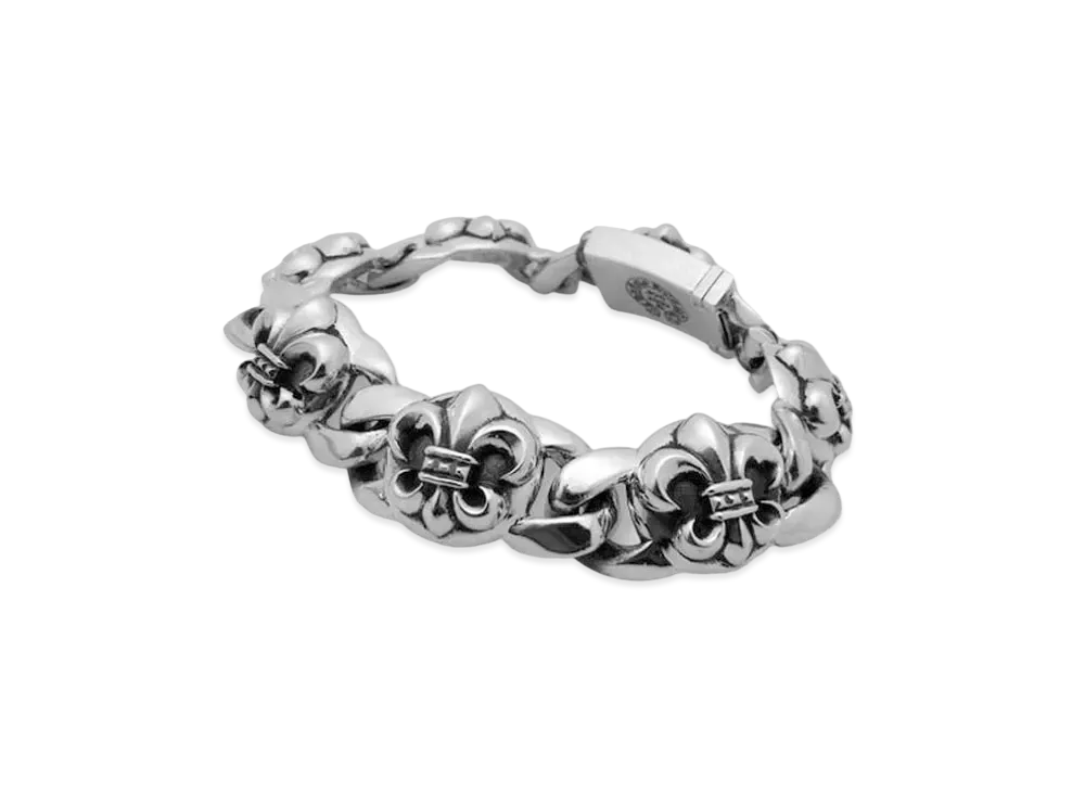 クロムハーツ BSフレア リンク ブレスレット "シルバー"