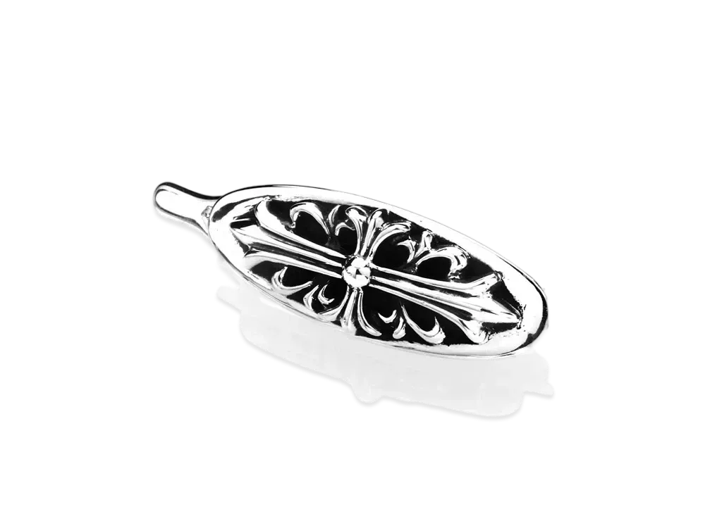 Chrome Hearts Floral Cross Valetta "Silver"