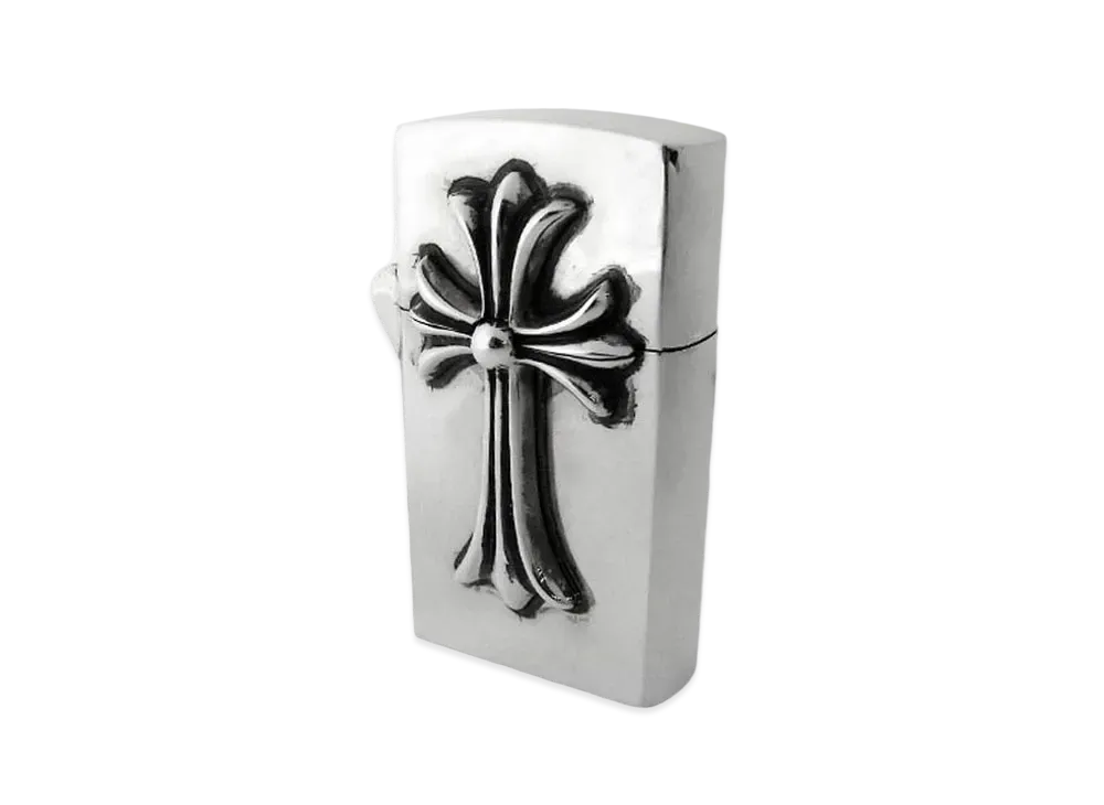 クロムハーツ ジッポー ナロー ジッポ ライター V1 / CH クロス S "シルバー"