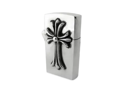 Chrome Hearts Zippo Narrow Zippo Writer V1 / CH Cross S "Silver"