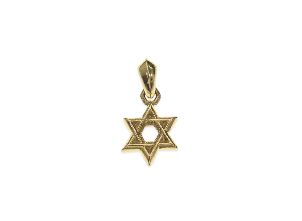 Chrome Hearts 22K Star of David Charm "Yellow Gold"