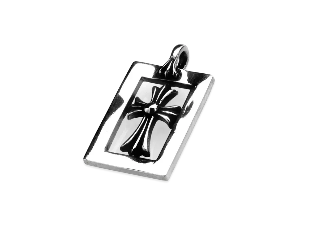 Chrome Hearts Frame Open Baby Fat Charm "Silver"