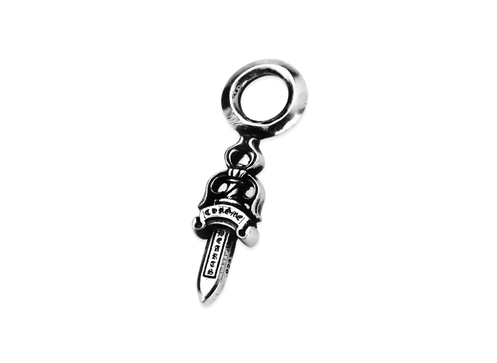Chrome Hearts #A Stack Charm Dagger "Silver"