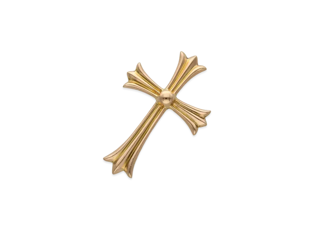 Chrome Hearts 22K Large CH Cross Charm "Yellow Gold"