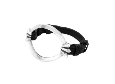 Chrome Hearts Open Oval Bracelet "Black"