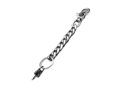 Chrome Hearts Key Ring Classic Link Long "Silver"