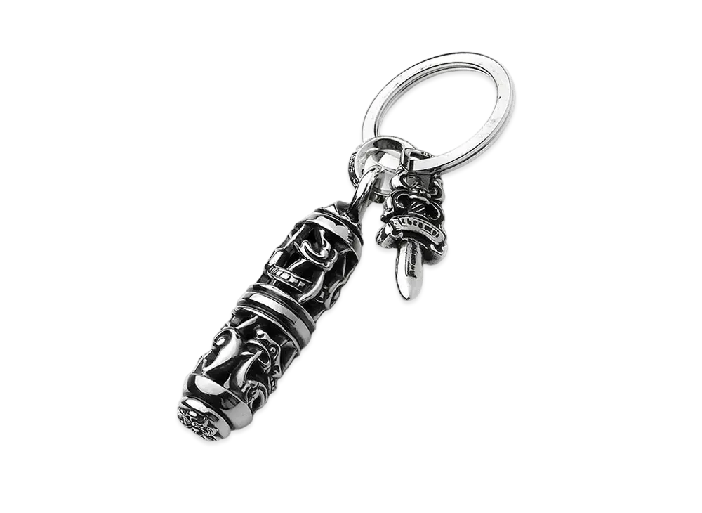Chrome Hearts Key Ring 1 Certic Roller "Silver"