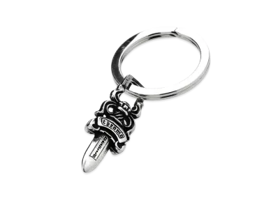Chrome Hearts # 5 Dagger Key Ring "Silver"