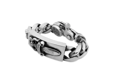 Chrome Hearts ID Bracelet W / Dagger W / Classic Link / Clip ID-DAGGER W / Classic Link / Clip "Black"