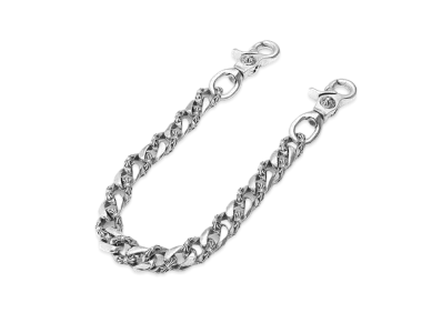 Chrome Hearts Fancy Link Chain 2 Clip Short "Silver"