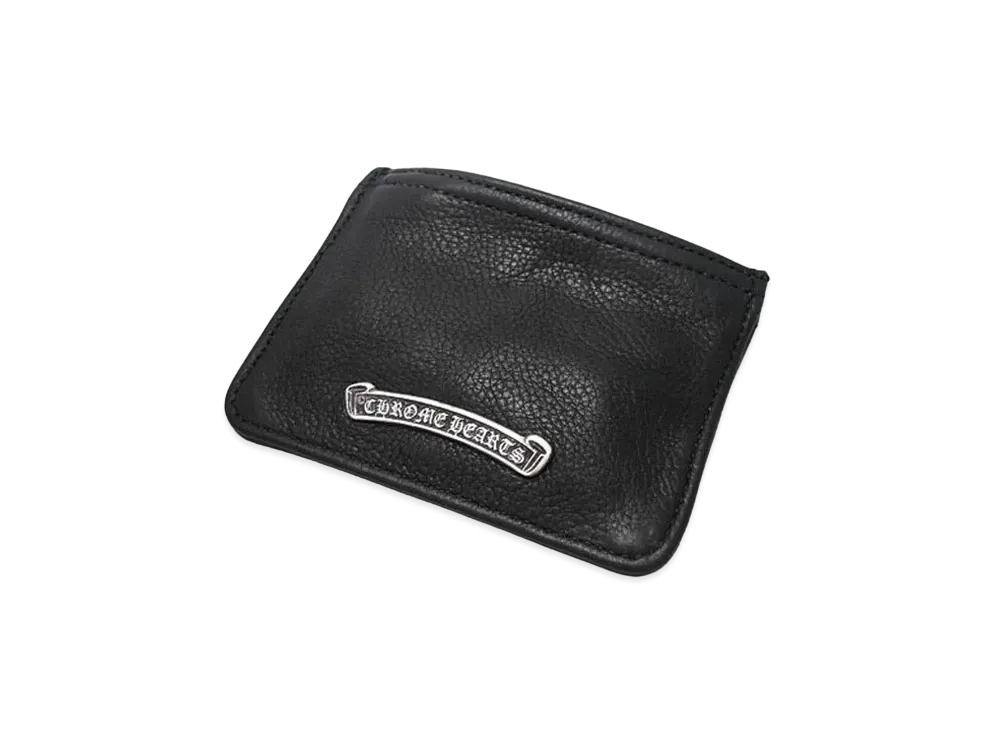 クロムハーツ ジッパー レザー チェンジ パース "ブラック"