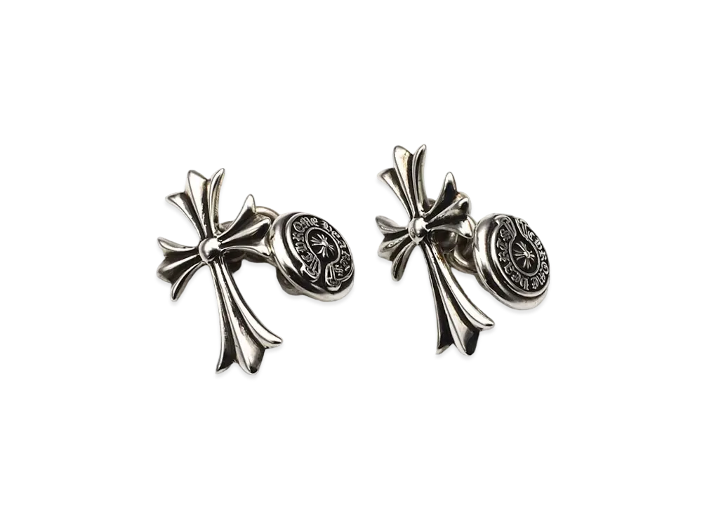 Chrome Hearts Cufflinks Tiny CH Cross "Silver"