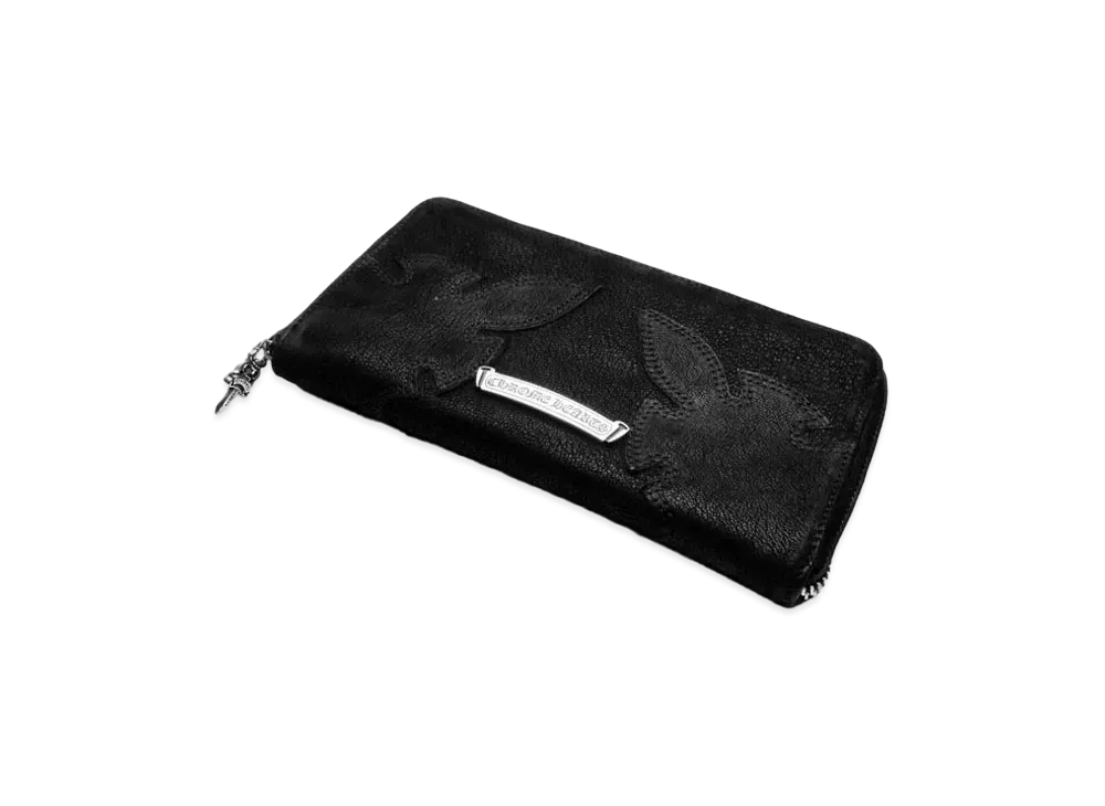Chrome Hearts REC F Zip Wallet # 3 De Sproyer "Black"