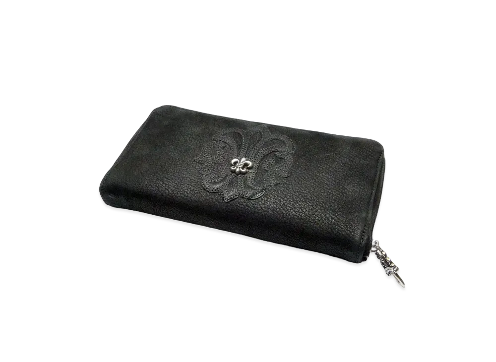 クロムハーツ レクタンギュラー F ジップ ウォレット #2 BSフレア "ブラック"