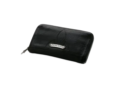 Chrome Hearts REC F Zip Wallet Fleur Knee # 3 "Black"