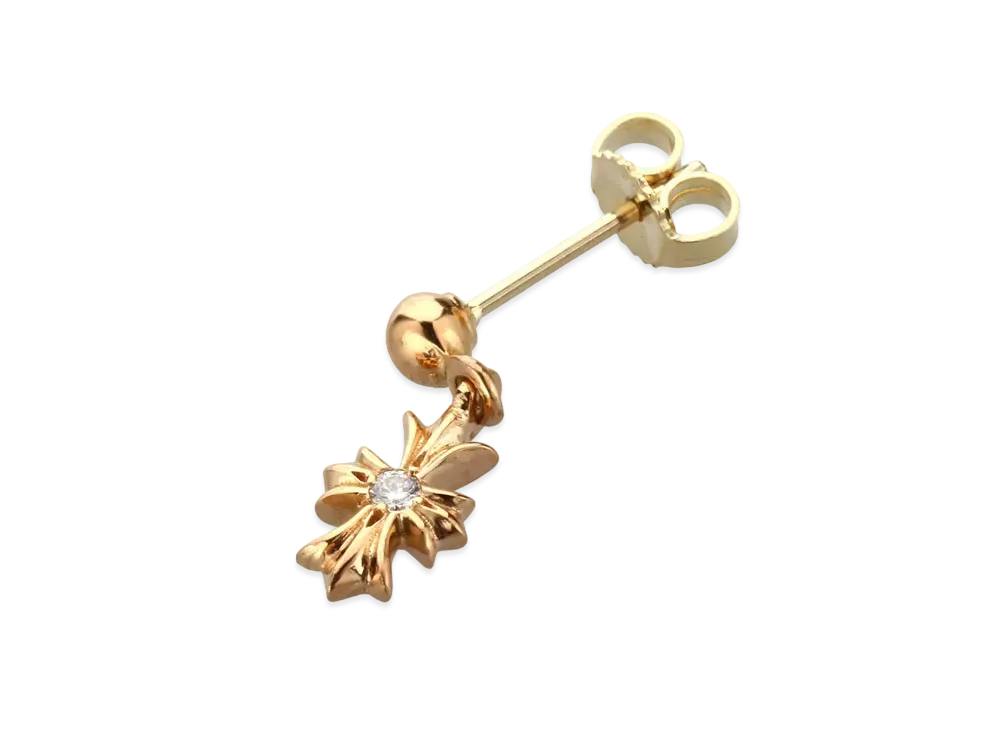 クロムハーツ 22K No2 CH PLS DIA 22KCHプラススタッド 1ダイヤ