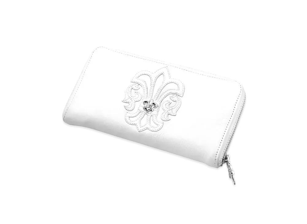 Chrome Hearts REC F Zip Wallet # 2 BS Flare "White"