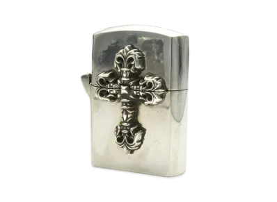 Chrome Hearts Zippo Lighter Case / Philigree Cross "Silver"