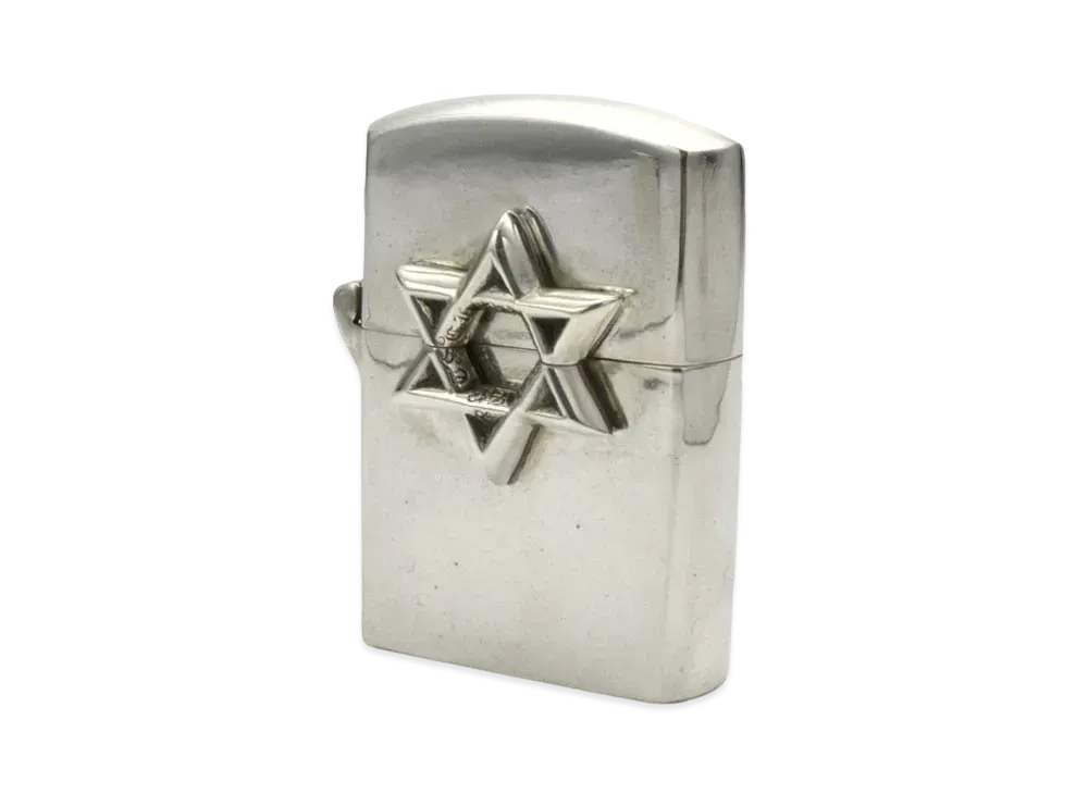 Chrome Hearts Zippo Lighter Case / Star of David "Silver"