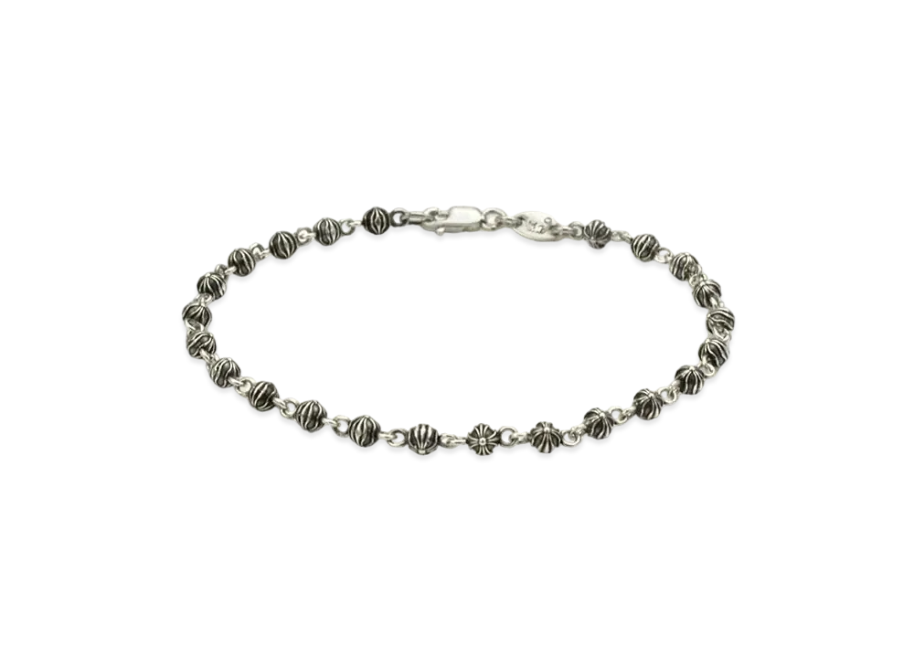 Chrome Hearts Beads Chain Tiny Bracelet "Silver"