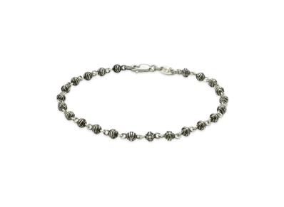 Chrome Hearts Beads Chain Tiny Bracelet "Silver"