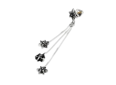 Chrome HEarts Jojo V2 Star 3 Charm Earrings (for right ear) "Silver"
