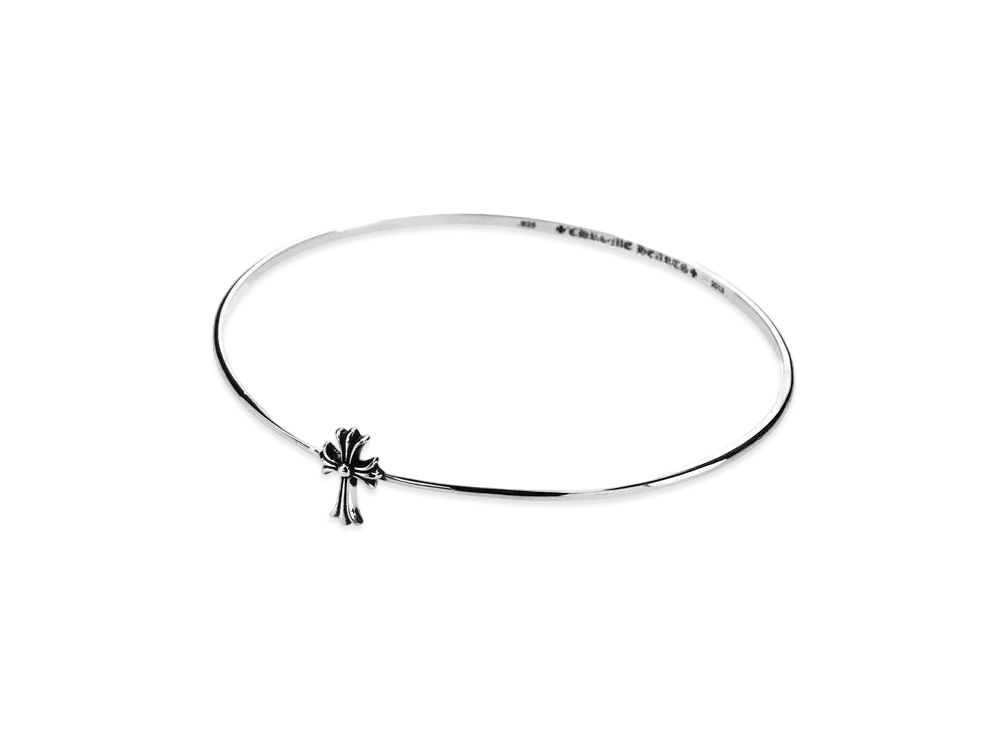 Chrome Hearts Bubble Gum Bangle CH Cross "Silver"