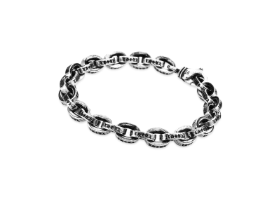 Chrome Hearts Large Paper Chain Bracelet "Silver"