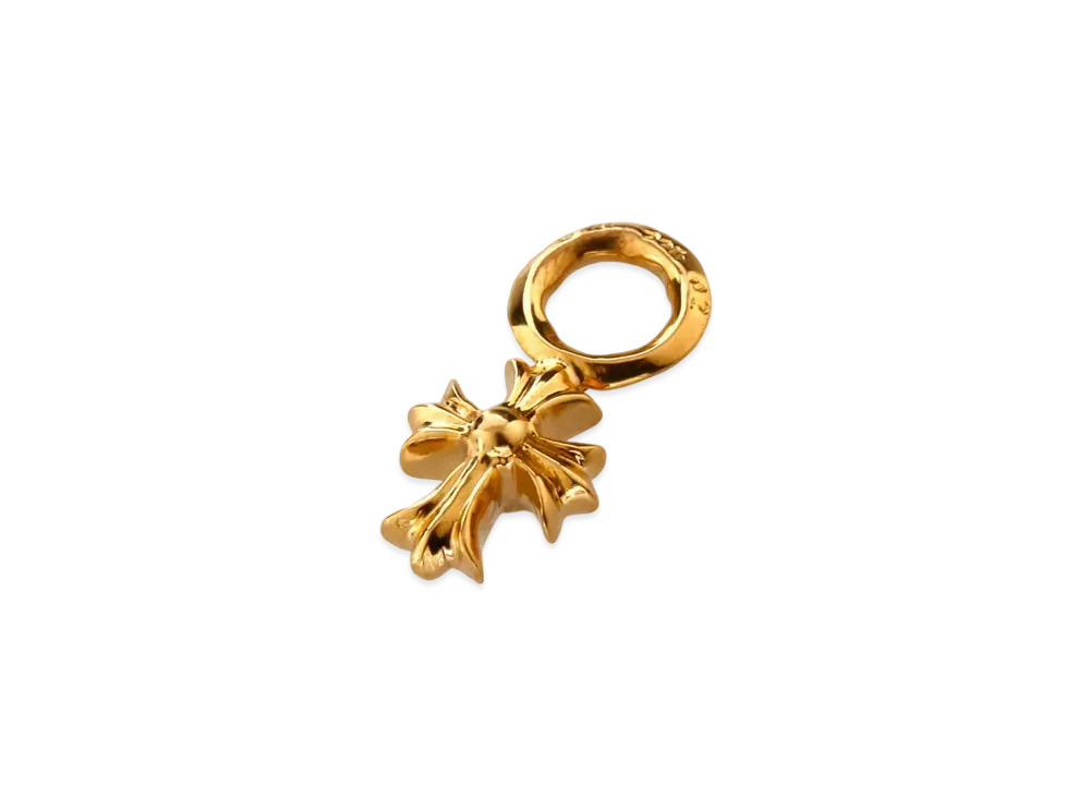 Chrome Hearts 22K #A Stack Charm CH Cross "Gold"