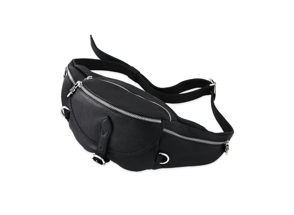 クロムハーツ #1 スナットパック レザー "ブラック"