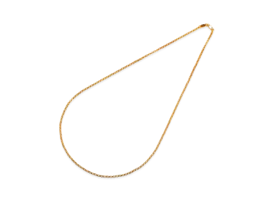 Chrome Hearts 22K Roll Chain Necklace "Yellow Gold"
