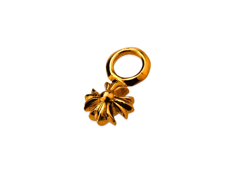 Chrome Hearts 22K #A Stack Charm CH Plus "Gold"