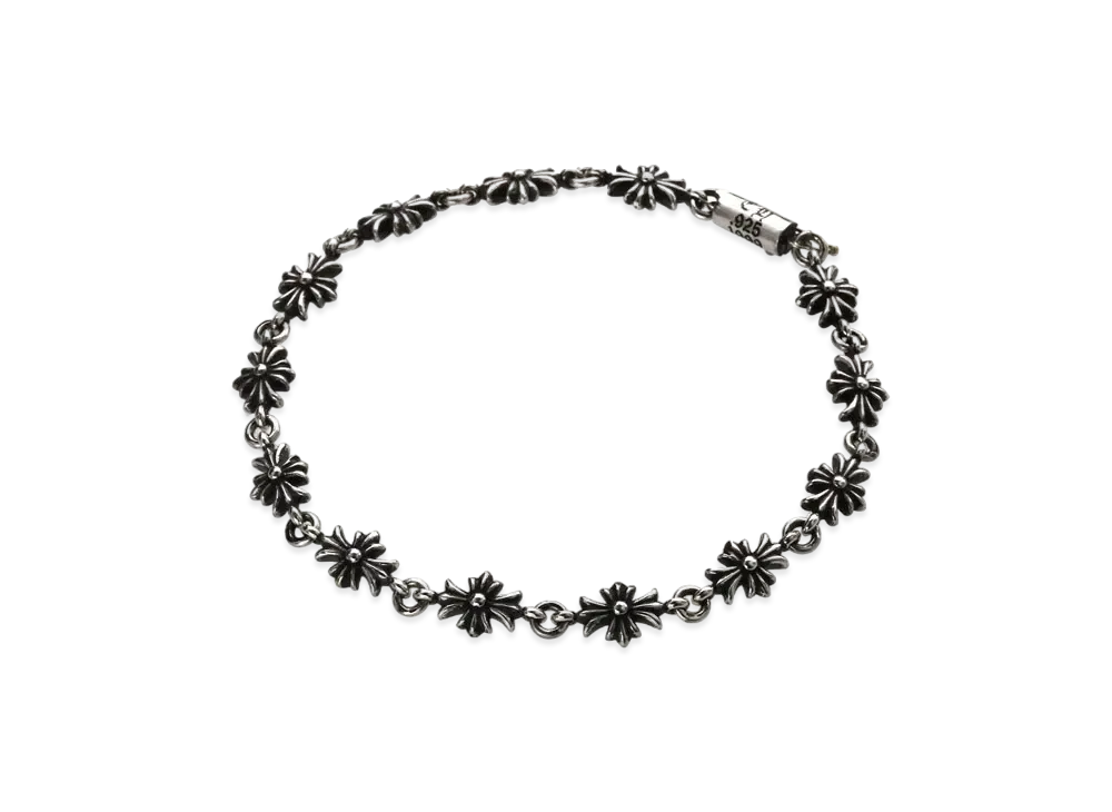 Chrome Hearts Tiny E CH Plus Bracelet 13Link "Silver"