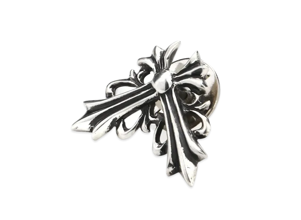 Chrome Hearts Stick Pin Small Floral Cross Corner "Silver"
