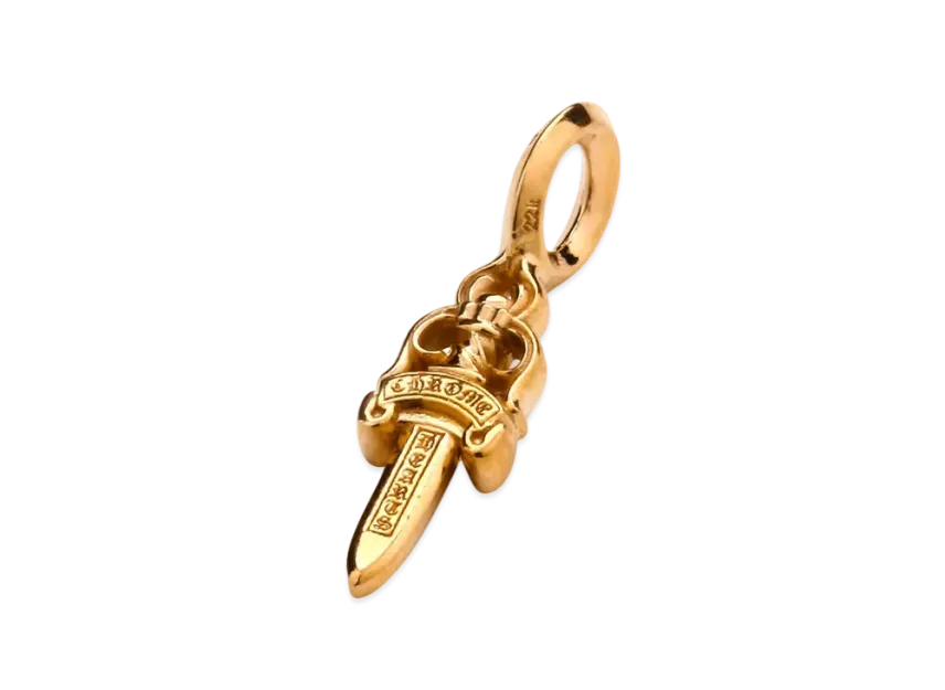 Chrome Hearts 22K #A Stack Charm Dagger V2 Chrome Hearts 22K #A Stack Charm Dagger V2