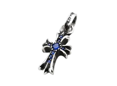 Chrome Hearts CH Cross Baby Fat Charm with Sapple Pave "Sapple Pave"