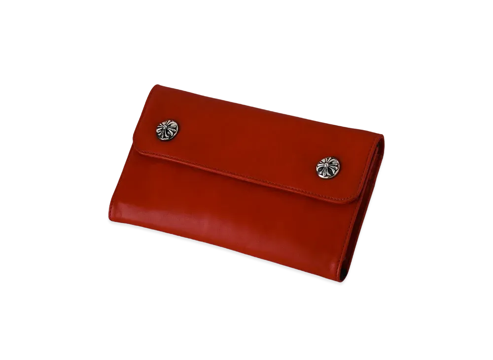 Chrome Hearts Wave Wallet / Light Leather "Red"