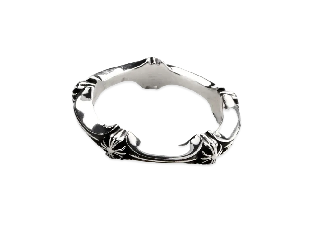 Chrome Hearts Plus & Bone Ring "Silver"