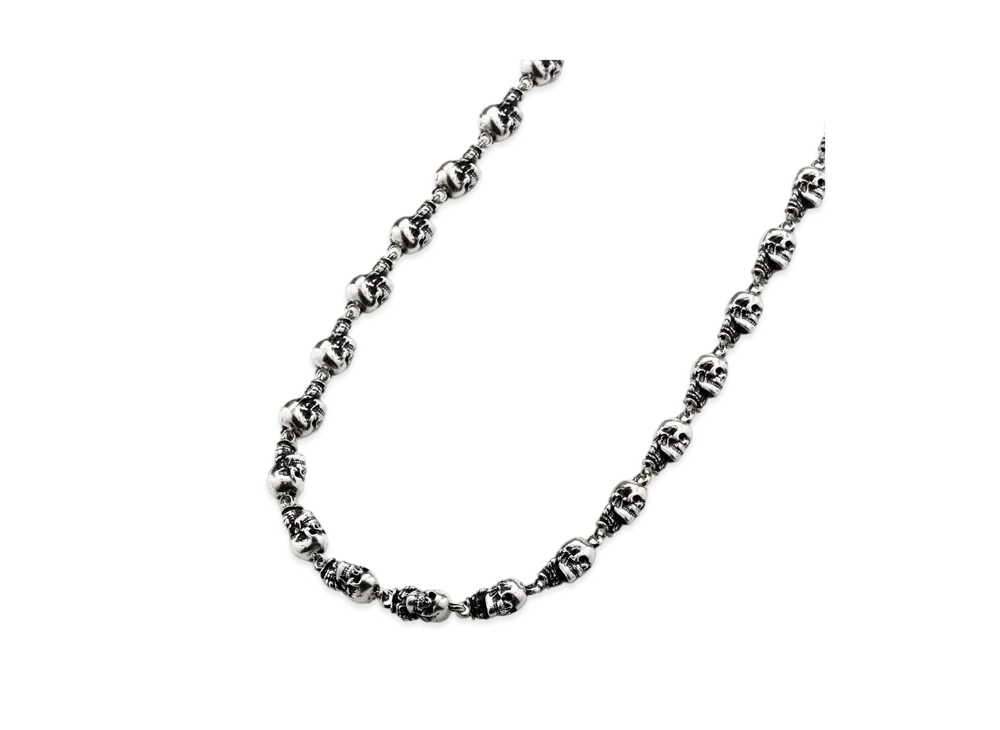 Chrome Hearts Delfino Link Necklace Tiny 20inch (50 cm) "Silver"