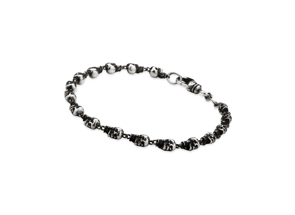 Chrome Hearts Forty Delfino Link Bracelet Tiny 17Links "Silver"