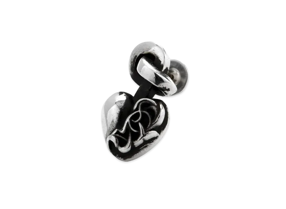 Chrome Hearts I Heart Eunot Earrings (for Left ear) "Silver"