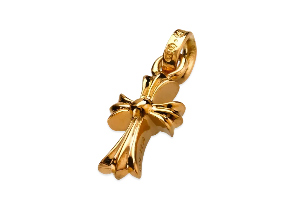 クロムハーツ 22K CHクロス ベビーファット チャーム "イエローゴールド"
