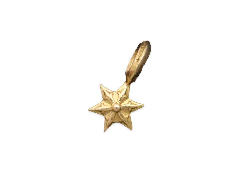 Chrome Hearts 22K Stack Star Charm V2 "Yellow Gold"
