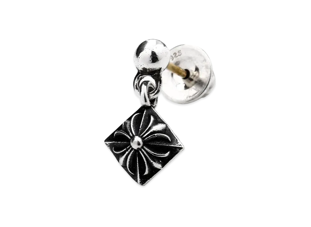 Chrome Hearts Plumm I Plus Earrings 1 Drop "Silver"