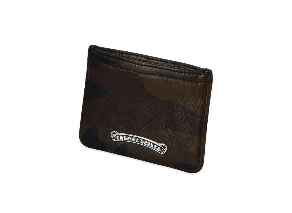 Chrome Hearts Zipper Change Perth Leather 3 x 4 Camouflage "Black"
