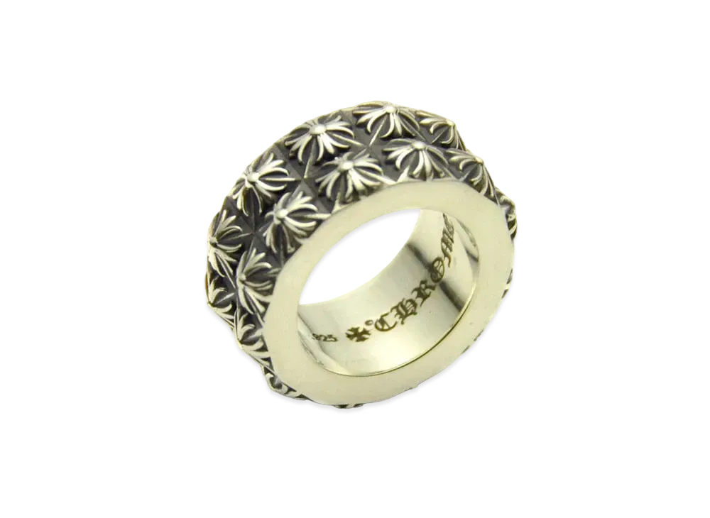 Chrome Hearts Peat Punk Double Ring "Silver"