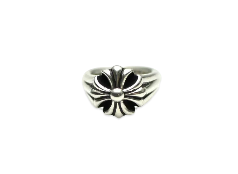 Chrome Hearts Cut Out Ch Plus Ring S "Silver"