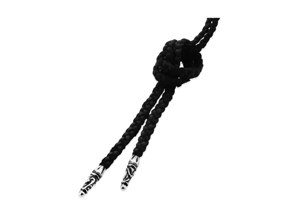 クロムハーツ タイニー スクロール レザー ブレイドチップ "シルバー"