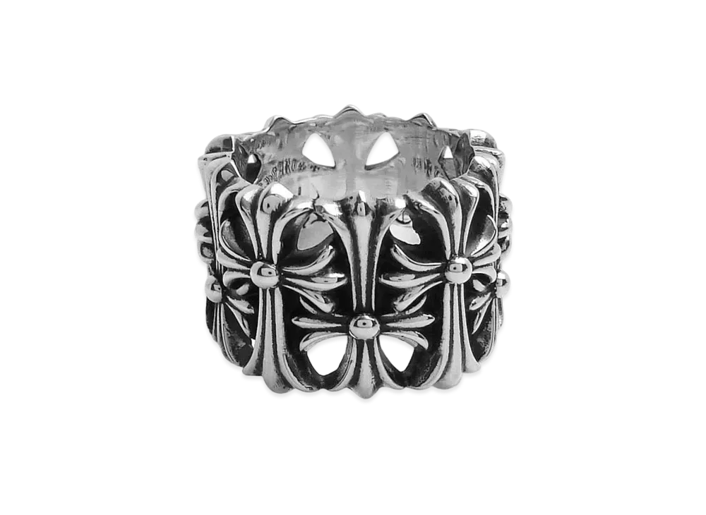 Chrome Hearts Cemetery Cross Ring "Silver"