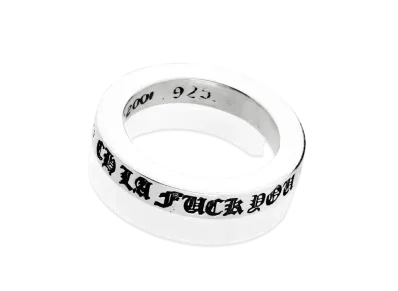 Chrome Hearts 3mm Spacer Ring LA Fuck You "Silver"